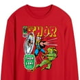 thumbnail image 2 of Marvel Thor - Retro Comic Book Cover - Men's Long Sleeve Graphic T-Shirt, 2 of 4