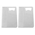 thumbnail image 5 of Stainless Steel Hair Grooming Comb For Men With Bottle Opener Anti Static Feature Silver Color 8 50X5 00X0 20CM 2Pcs, 5 of 5