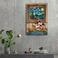 thumbnail image 6 of Mickeys Minnie Love Mouse Starry Night Vincent Van Gogh Picture Print Canvas Poster Wall Paint Art Posters Decor Modern Home Artworks Gift 12x18inch(30x45cm), 6 of 6