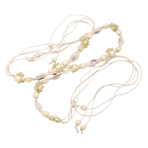 lixuesong Ethnic Sea Shell Waist Rope Adjustable Waist Belt Waist Jewelry For Women Music Festival Fashion Accessory
