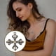 thumbnail image 2 of 2Pcs Buddhist Vajra Pestle Pendant Keychain Hanging Charm Antique Vajra Pendant, 2 of 2