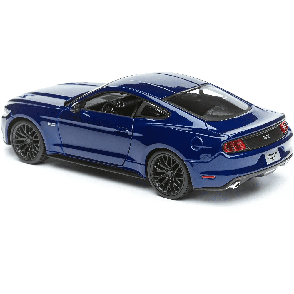 2015 Ford Mustang GT 5.0 Blue Metallic 1/24Beyond Comparable Diecast Car Model by Maisto