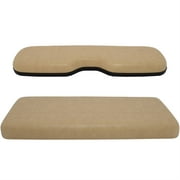 CCIYU Universal Replacement Cushions for Golf Cart Rear Seat, Golf Cart Cushion Back Seat for EZGO TXT RXV ST for ST Sport for Valor Models for Club Car, Tan