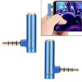 thumbnail image 5 of 2pcs 3.5mm Male To Female O Adapter Right Angle Stereo Headphone Cable Jack Plugblue, 5 of 5