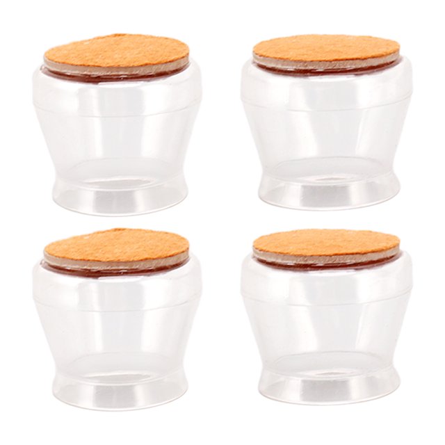 Protectores De Suelo Para Patas De Silla De Silicona, 16 Unidades, Protectores Para Patas De Silla, Transparentes, Redondos, Resistentes A Los Arañazos,