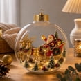 thumbnail image 4 of Glowing Christmas Story Ornament,Light-Up 3D Miniature Scene Clear PVC Globe Christmas Tree Ornament, Festive Keepsake Gift for Home Christmas Party Decoration, 4 of 7