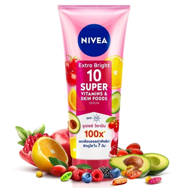 Sérum corporal NIVEA Extra Bright 10 supervitaminas 320 ml