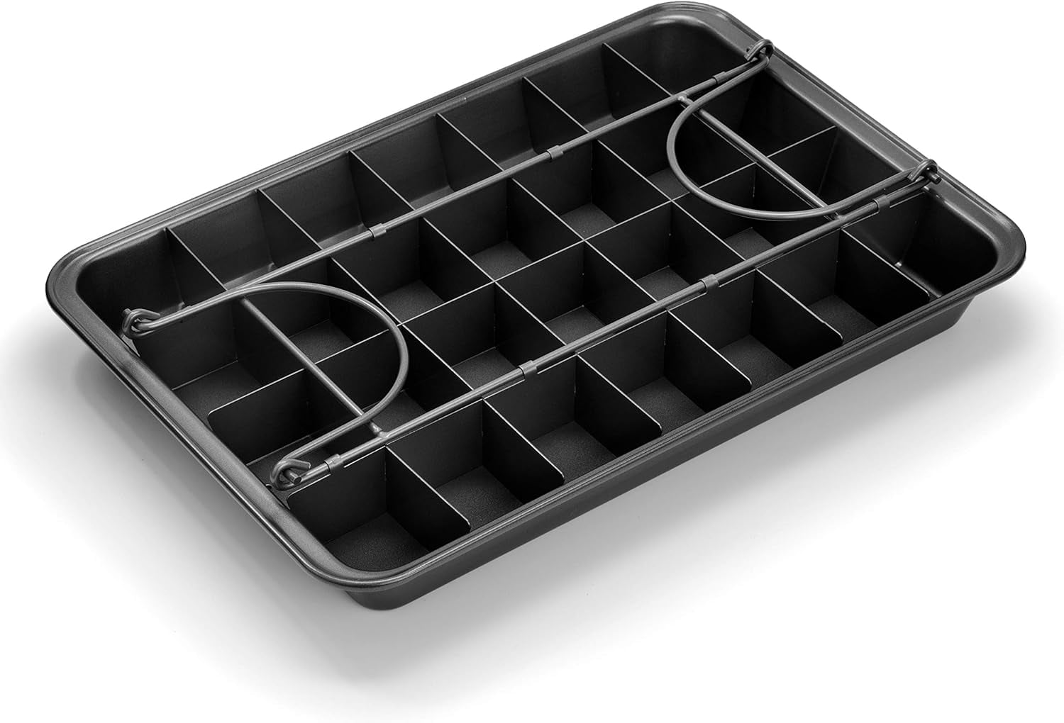 CARAWAY HOME Non-Stick Ceramic Brownie Pan with Handles Sage BW-BRWN-GRE -  The Home Depot