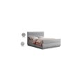 thumbnail image 2 of Meridian Furniture Paxton Grey Chenille Fabric Queen Bed, 2 of 8