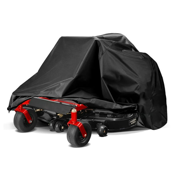 ZeroTurn Mower Cover, Universal Fit Heavy Duty 600D Polyester Oxford, Weatherpoof UV Protection