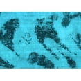 thumbnail image 1 of Ahgly Company Indoor Rectangle Abstract Light Blue Modern Area Rugs, 7' x 9', 1 of 4