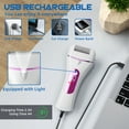 thumbnail image 6 of Yoovee Electric Callus Remover for Feet, Portable Foot File with 18-in-1 Kit, Waterproof, 3 Roller Heads, 2 Speeds, 6 of 7