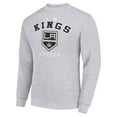 thumbnail image 2 of Men's Starter  Heather Gray Los Angeles Kings Team Logo Fleece Pullover Sweatshirt, 2 of 3