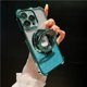 thumbnail image 3 of Luxury Plating Magsafe Magnetic Flash Holder Stand Phone Case For iPhone 11 12 13 14 15 Pro Max Bumper Protector On 15Plus Cover, 3 of 5