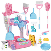 JoyStone Kids Cleaning Set Toys, 20PCS Pretend Play Housekeeping Supplies Kit Complete Includes… — $34.98 (42% off)