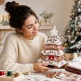 thumbnail image 7 of Kiddiway Christmas Tree Patchwork Kit - Complete Craft Kit for Arts and Crafts, DIY Sewing Fabric Set, Holiday Decor Project, Great Gift for Quilters, 7 of 7