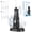 Black, variant on Cshidworld Cordless Water Flosser, Portable Oral Irrigator 300ml Water Tank, Rechargeable Travel Dental Irrigation Cleaner with 4 Modes & 8 Jet Tips, IPX7 Waterproof with Charge Station