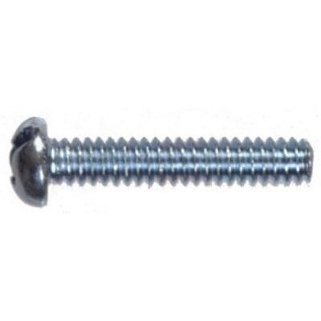 Vis de Machine, Tête Ronde Fendue, Zincées, 10-24 x 1/2 Po, 100-Pk. -90230