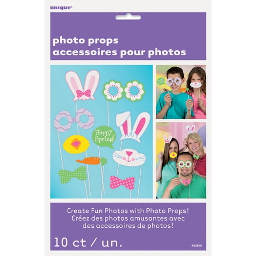 Spring Photo Booth Props, 10 Pieces