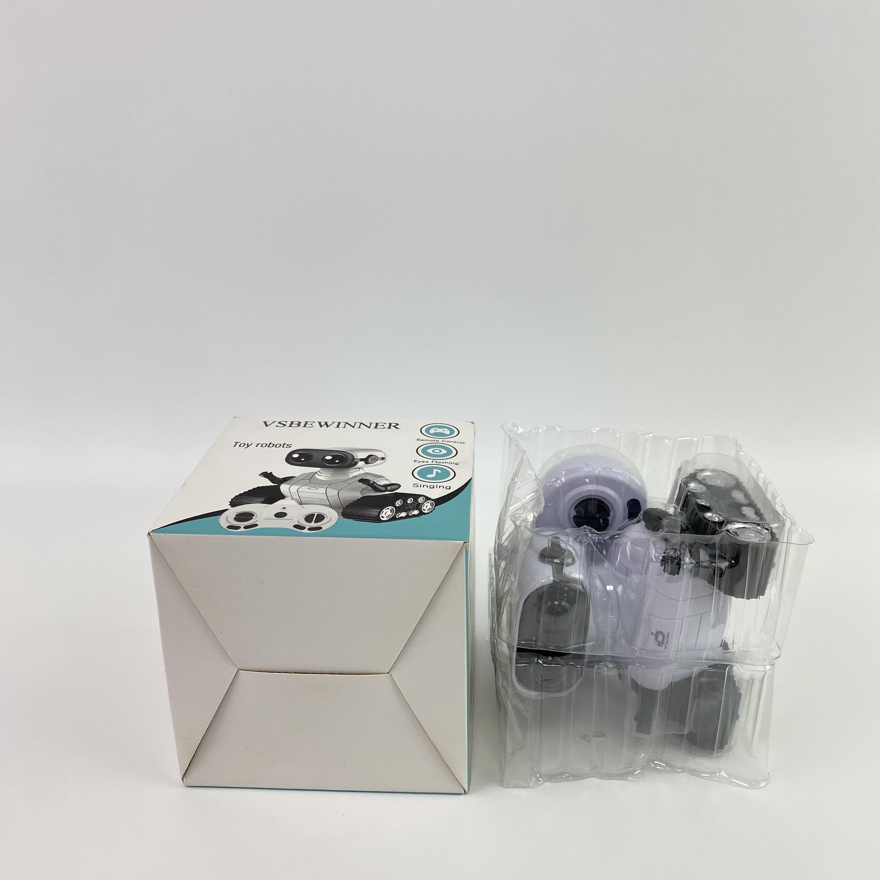 VSBEWINNER Toy robots, Robot Toys,Flexible RC Robots,Remote Control Robot Toys with Dancing Singing Music and LED Eyes, Birthday Gifts
