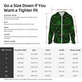 thumbnail image 5 of Lsque Green Bright Web with Spiders UPF 50+ Lightweight Sun Protection Men's Women's Long Sleeve Shirt, Hoodie Performance -Large, 5 of 9