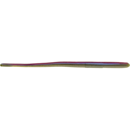 ROBOWORM 7 Straight Tail Worm / 8 Pack/Green Pumpkin Purple