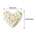 thumbnail image 3 of LSLJS Heart Pillow & Valentines Day Gifts - Pillows & Cute Knot - Pillows for Girl Living Home Bed Dining Sofa Decorative 10.6", 3 of 8