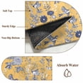thumbnail image 6 of 5'x8' Area Rugs, Vintage Flower Indoor Outdoor Area Rug for Living Room Bedroom, Country Bird Garden Butterfly Yellow Washable Bathroom Rugs Kitchen Floor Carpet Mats Home Decor Aesthetic, 6 of 8