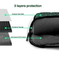thumbnail image 5 of ZNDUO Flat African Design Green Pattern Laptop Bag, 14 inch Business Casual Durable Laptop Backpack, 5 of 8