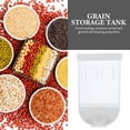thumbnail image 2 of Kitchen Grain Storage Container Cereals Granola Dispenser Hanging Storage Box Storage Case - 1000ml (White), 2 of 6