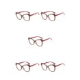 thumbnail image 1 of Minnieouse Gafas de ojo de gato a la moda, ligeras, con estampado de leopardo, estilo Vintage, sin maquillaje, gafas con montura grande, Street Type2 NO2, 1 of 6