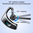 thumbnail image 6 of Hwkond Bluetooth Headphones Wireless Earbuds Business Bluetooth Earphones Wireless Ear Hanging Non In Ear Noise Reduction Digital Display Long Microphone High Battery Long Battery Life on Clearance, 6 of 9