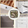 thumbnail image 6 of 4 Pcs Cabinet Handle Drawer Pulls Hedgehog Knobs with Screws Square Furniture Office Cabinet Knob Decoration, 6 of 7