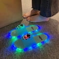 thumbnail image 5 of Light Up Slippers for Women Men, 2026 New Colorful Sandals, Fun Motion Sensor Slides for Indoor Use(Blue,8), 5 of 6