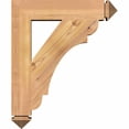 thumbnail image 4 of Ekena Millwork 4"W x 20"D x 20"H Westlake Craftsman Rough Sawn Bracket, Western Red Cedar, 4 of 4