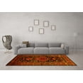 thumbnail image 3 of Ahgly Company Indoor Square Persian Yellow Traditional Area Rugs, 3' Square, 3 of 4