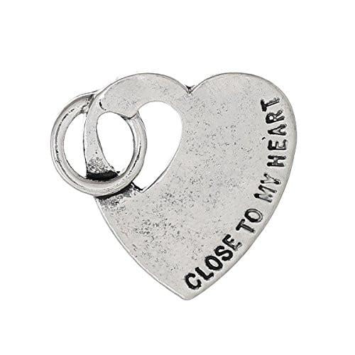 Close To My Heart Heart Charm Pendant For Necklace