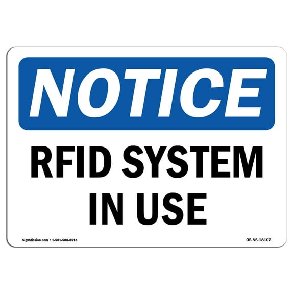 OSHA Notice Sign - Rig-Up Crew | Plastic Sign | Protect Your Business, Construction Site, Warehouse & Shop Area |  Made in the USA