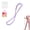 Purple 15LB, variant on 8-Shaped Silicone Resistance Band with Massage Grip, Keep Us Resistance Band Figure 8, Flex Sculpt Band, Resistance Bands for Arms