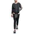 thumbnail image 6 of Men's G Track Suits 2 Piece Sweatsuit Set ST575 - Black - 5X-Large, 6 of 6