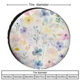 thumbnail image 2 of Camping Spare Tire Cover 15inch Spring Summer Floral Waterproof Polyester Wheel Protectors Wheel Covers Spring Floral Universal Fit for Trailer SUV Truck Camper Travel Trailers, 2 of 8