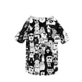 thumbnail image 6 of Pet Dog Shirt Lightweight Puppy Sweatshirt Colorful Animal Print Breathable Pet Apparel Soft Pullover Tank Top for Small Medium Dogs Cats Gray Fall Winter Outfit 1 Pack, 6 of 6