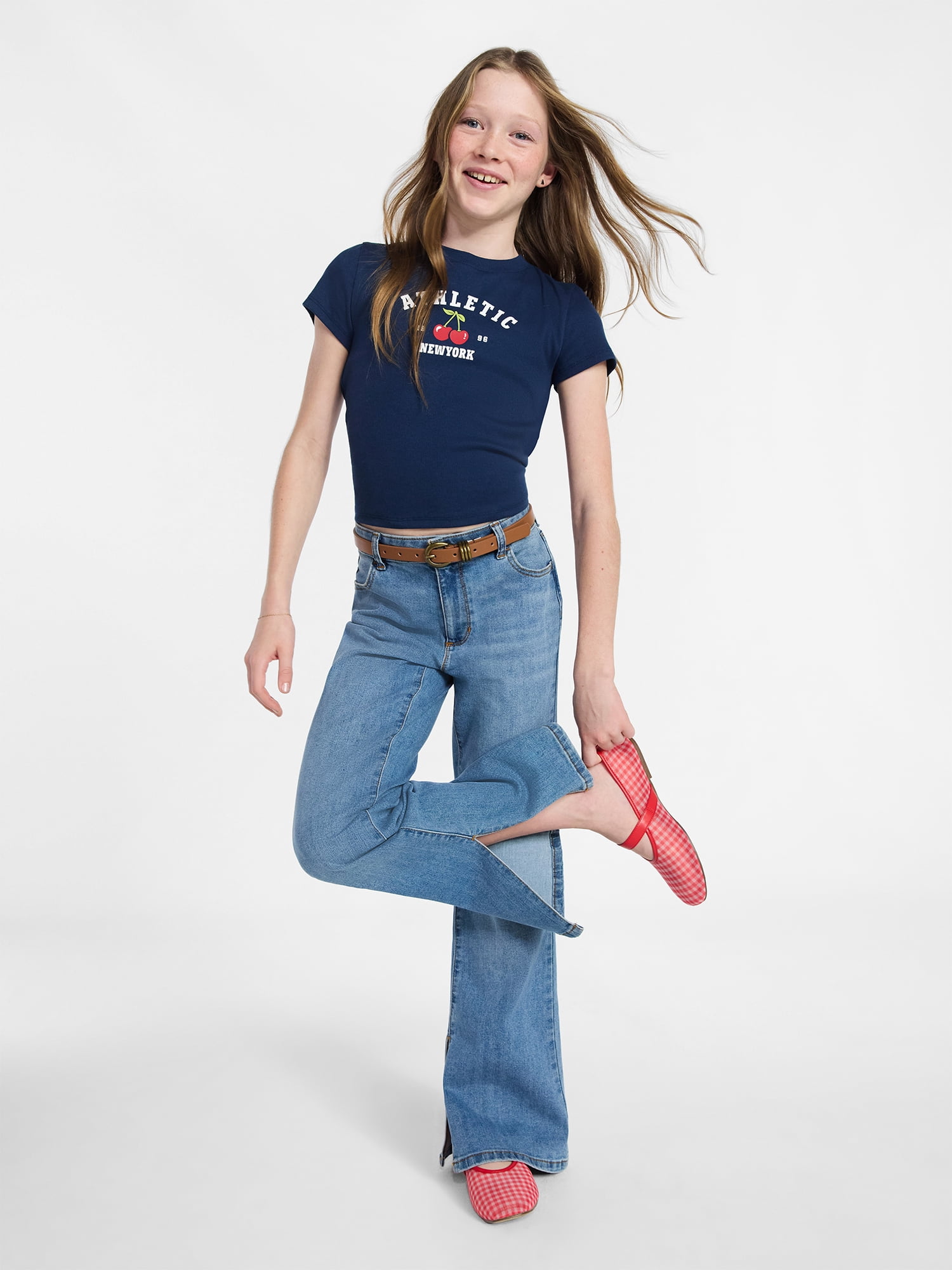 Weekend Academy Girls Flare Denim Jeggings, Sizes 5-18