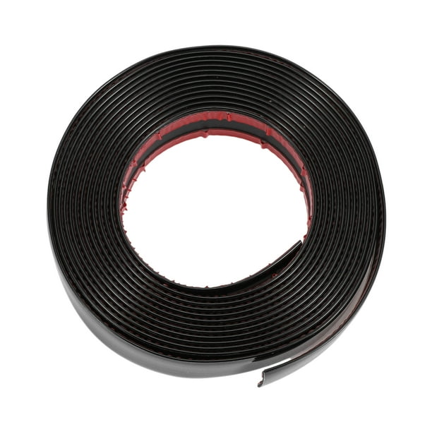 Kit de cinta de moldura de ventana negra de 11/6" 30 mm de ancho y 16 pies 500 cm de longitud