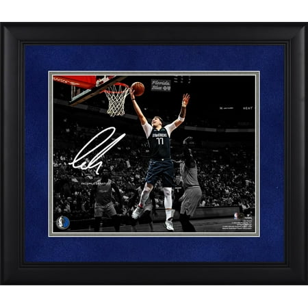 Luka Doncic Dallas Mavericks Framed 11" x 14" Spotlight Photograph - Facsimile Signature - Fanatics Authentic Certified