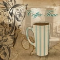 thumbnail image 2 of Grey, Jace 15x15 White Modern Wood Framed Museum Art Print Titled - Coffee time, 2 of 4