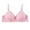 Pink, variant on Odeerbi Seamless Bras for Women 2025 No Underwire Solid Color Comfortable Hollow Out Perspective Underwear No Rims Khaki