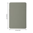 thumbnail image 2 of Unique Bargains 1 Pc Rectangular Makeup Mirror for Business Travel Light Gray Stainless Steel, 2 of 5
