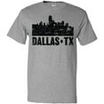 thumbnail image 3 of Inktastic Dallas Texas City Skyline with Grunge T-Shirt, 3 of 5
