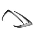 thumbnail image 4 of Front Foglight Eyebrow, High Performance High-end Fog Lamp Eyebrow, Rugged Increase Aerodynamics Fit For  Model 3 Black,Gloss Black,Carbon Fiber Style, 4 of 8